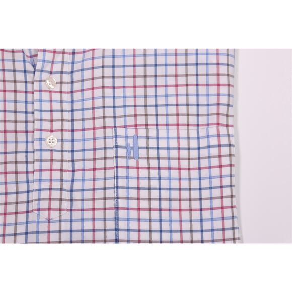 Johnnie-O Men's Prep-Formance Checkered Polo Shirt Large - Picture 2 of 8